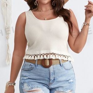 Boho Crop Top (Cream)